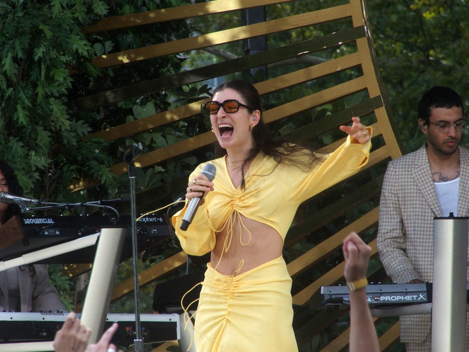 Lorde performs in the Good Morning America concerts series