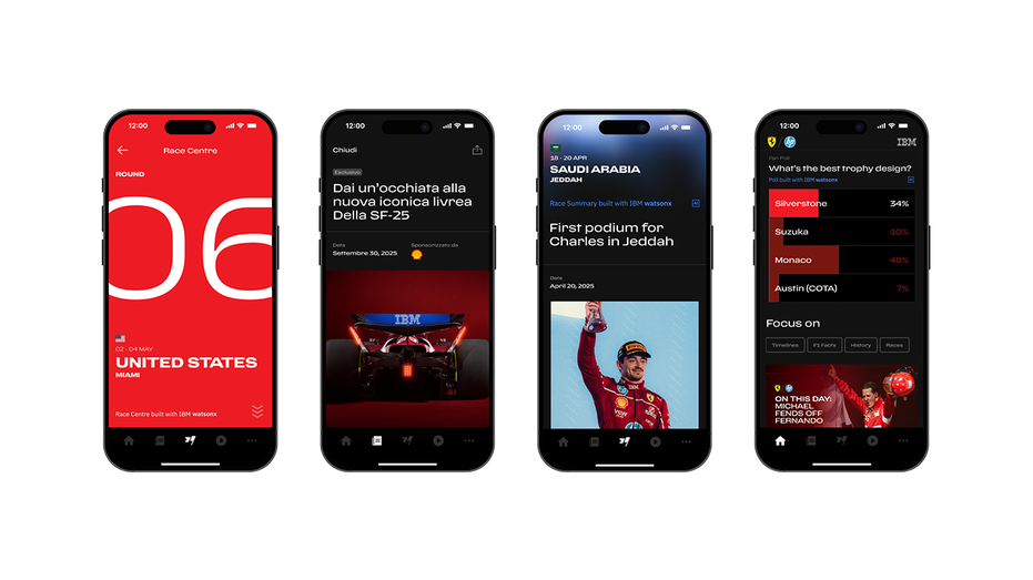 See the IBM and Ferrari app