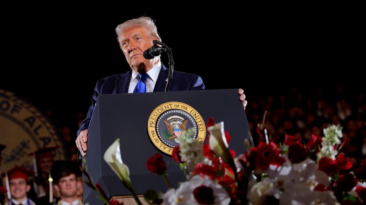 Trump transmits his address
