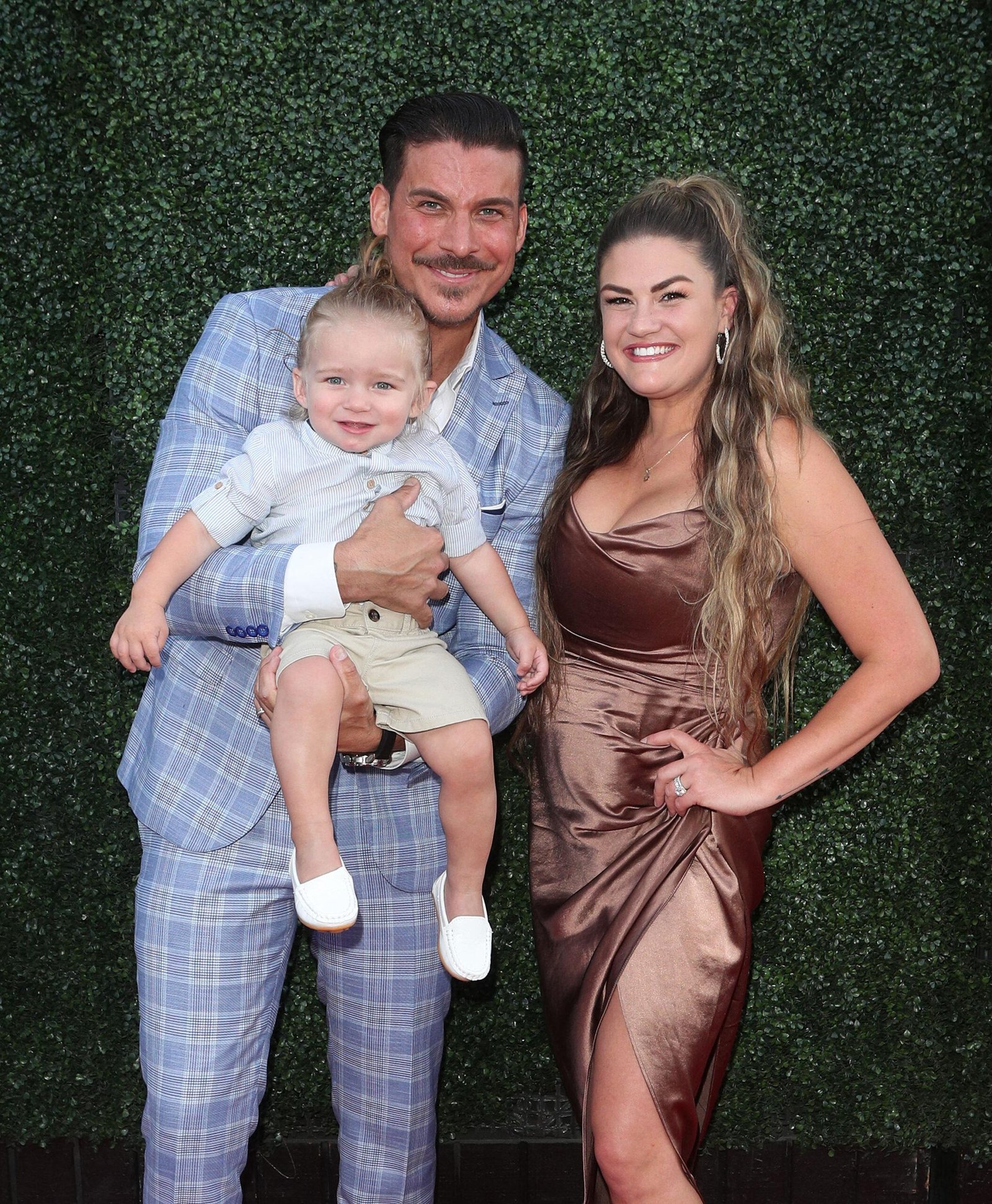 Brittany Cartrait, Jax Taylor, and Ibn Cruz on the red carpet.
