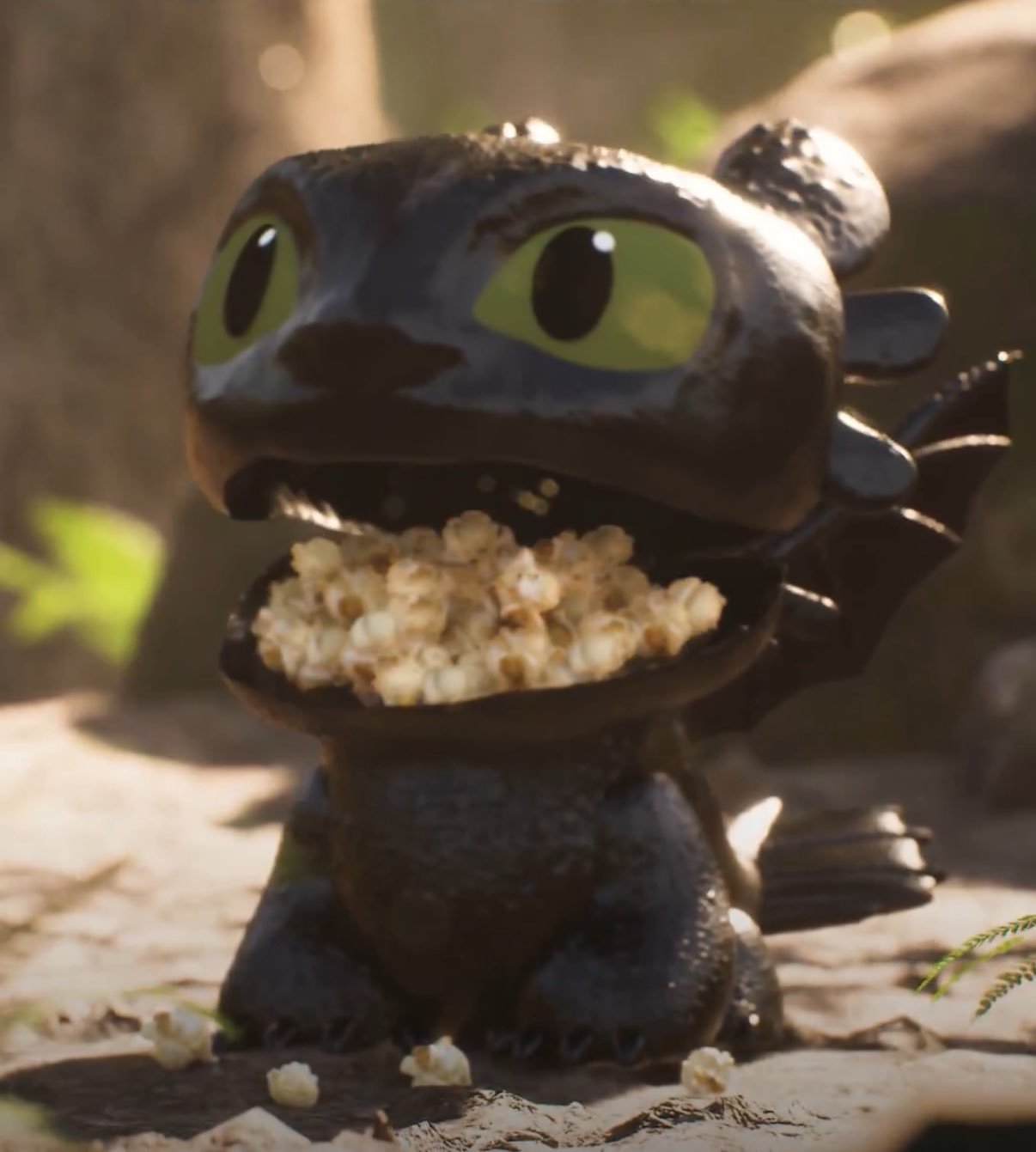 Dragon popcorn training