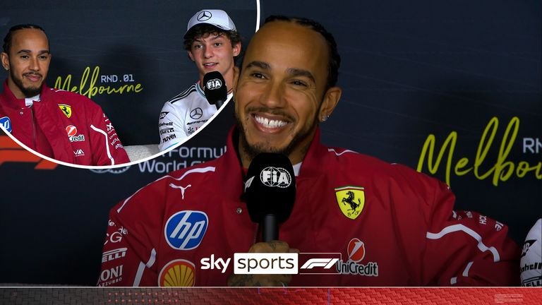 Lewis Hamilton shared a health exchange with Kimi Antoneli saying how happy he is to the rising Mercedes.