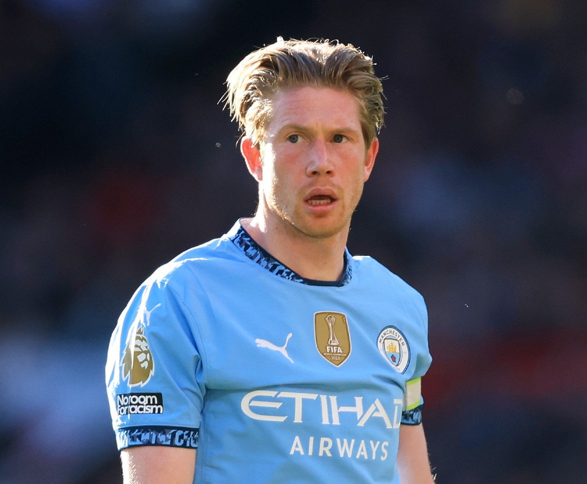 Kevin de Bruyne at work for Man City