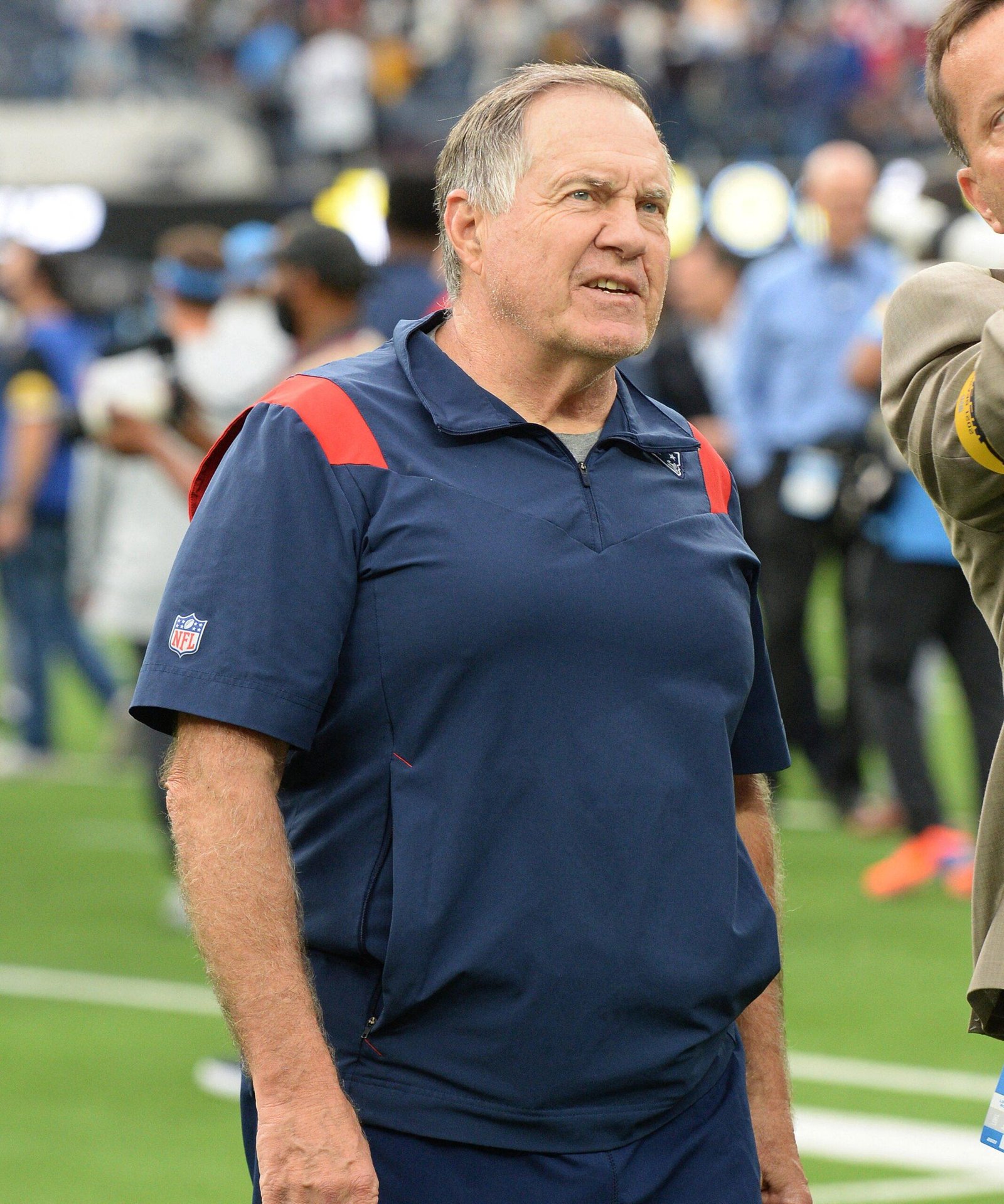 Bill Pelicik in the American Football Association field