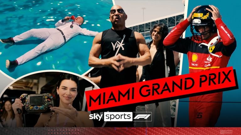 Watch strange and wonderful moments of the major prize race in Miami.