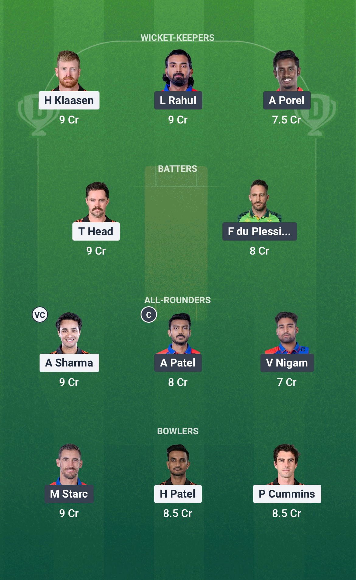 IMG 1857 SRH VS DC DREAM11 Fad Fate