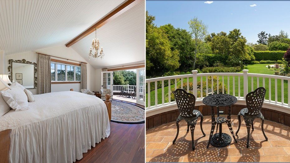 Divide a bedroom and outdoor terrace.