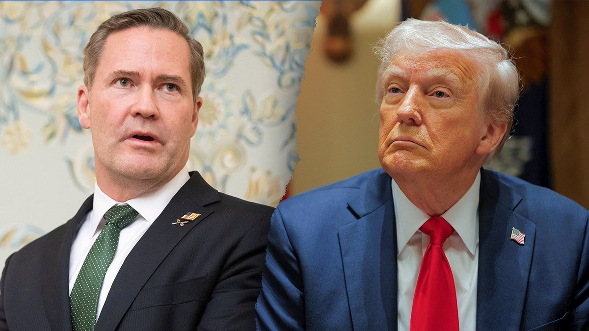 Mike Waltz and Donald Trump showed side