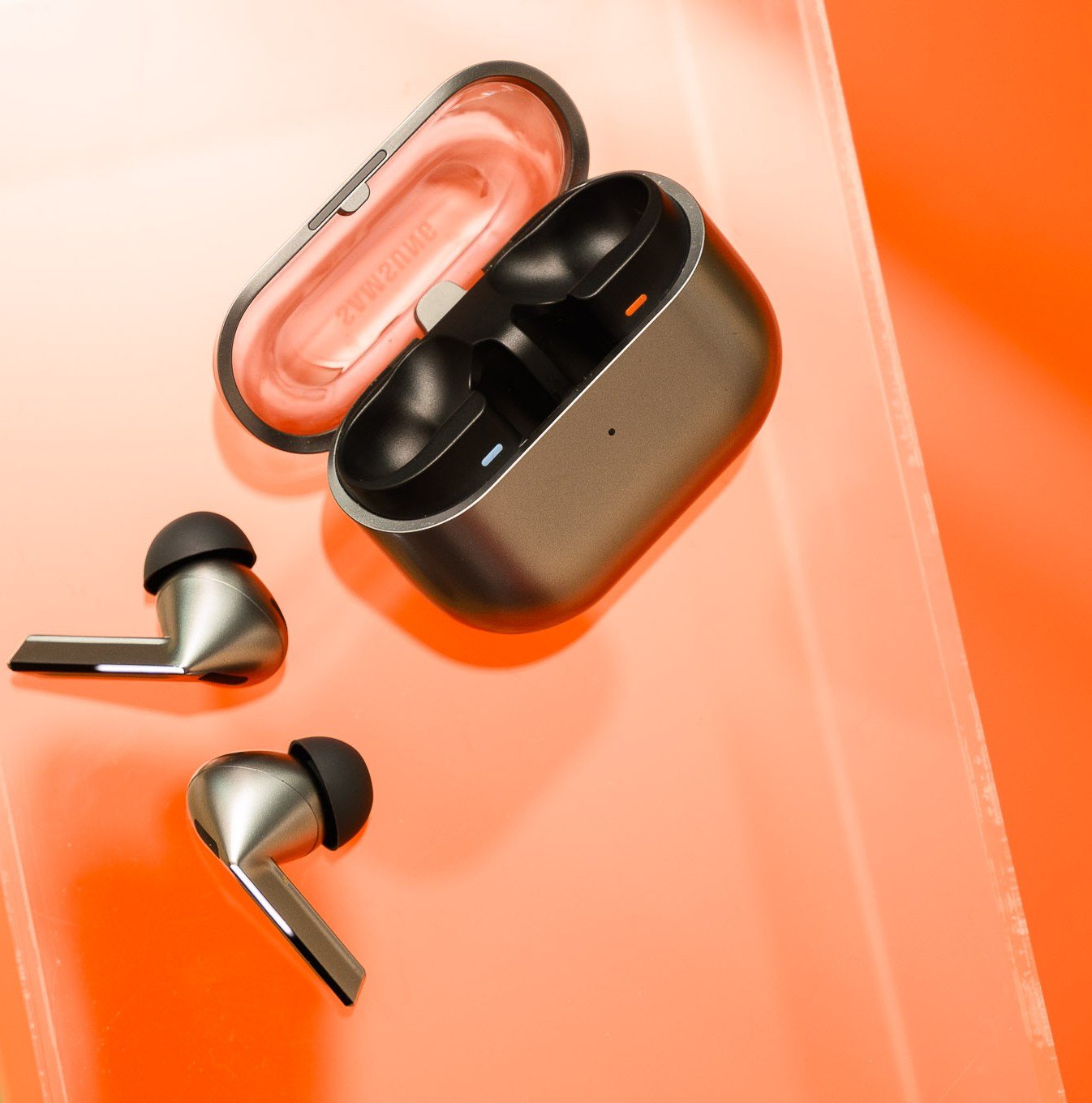 A photo of new earbuds from Nothing.