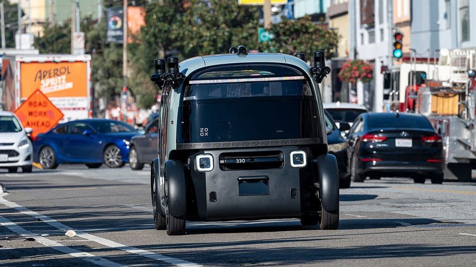 Zoox Autonomous Robotaxi in San Francisco, California, United States, on Wednesday, December 4, 2024. Zoox Inc. began. Owned by Amazon in the electrical robots test in the SOMA neighborhood in San Francisco. Photographer: David Paul Morris/Bloomberg via Getti Irch