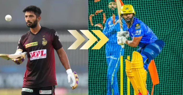 Rahul Trebathi with KKR and CSK