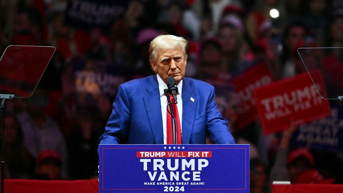 Donald Trump speaks in Rally