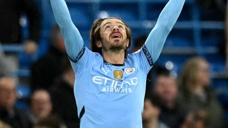 After giving Man City, Jacques Jack City celebrates early progress against Leicester