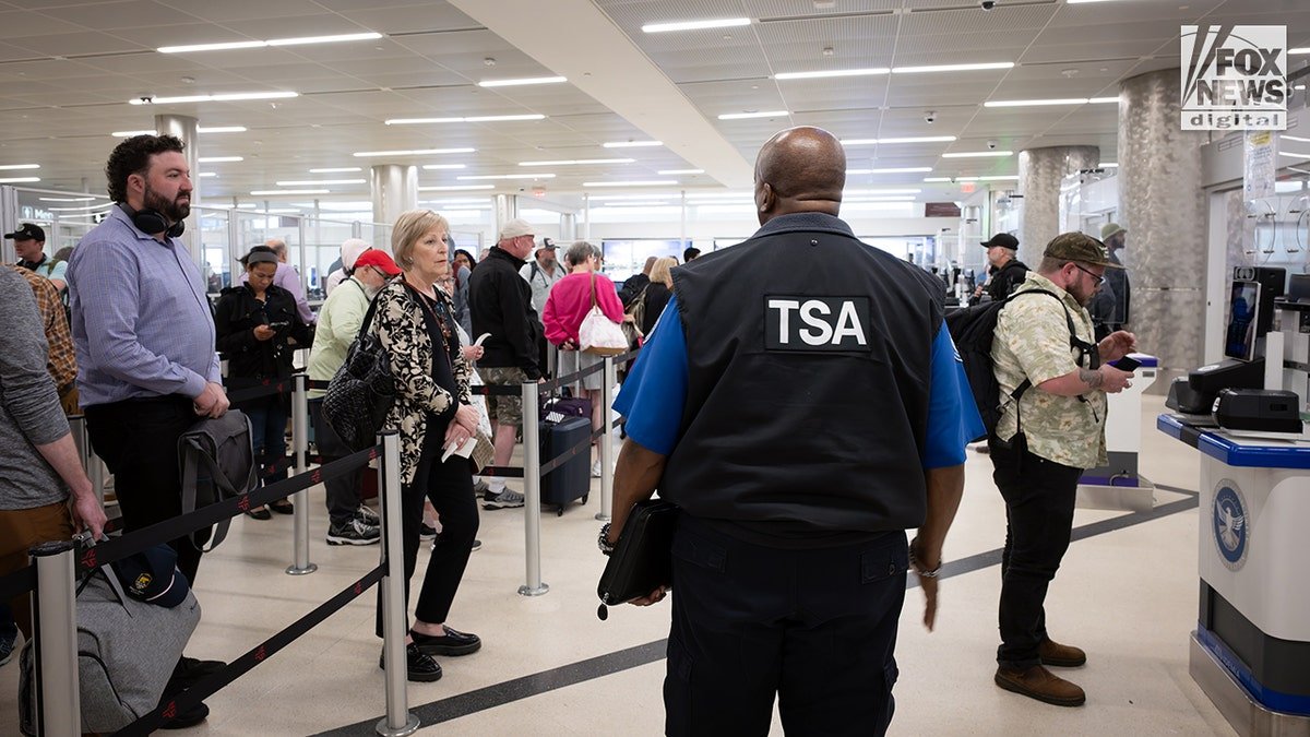 The scenes at the airport with a valid for real identity requirements
