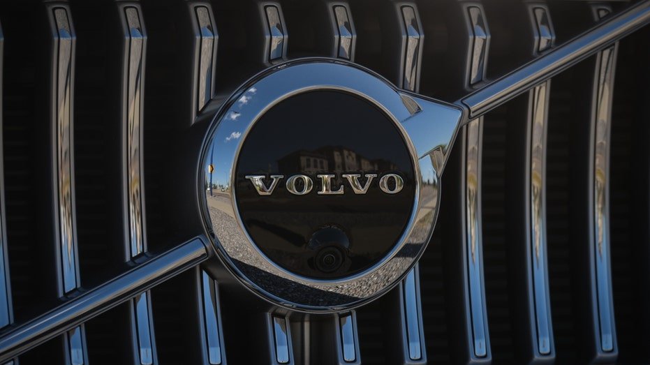 Volvo logo on a car