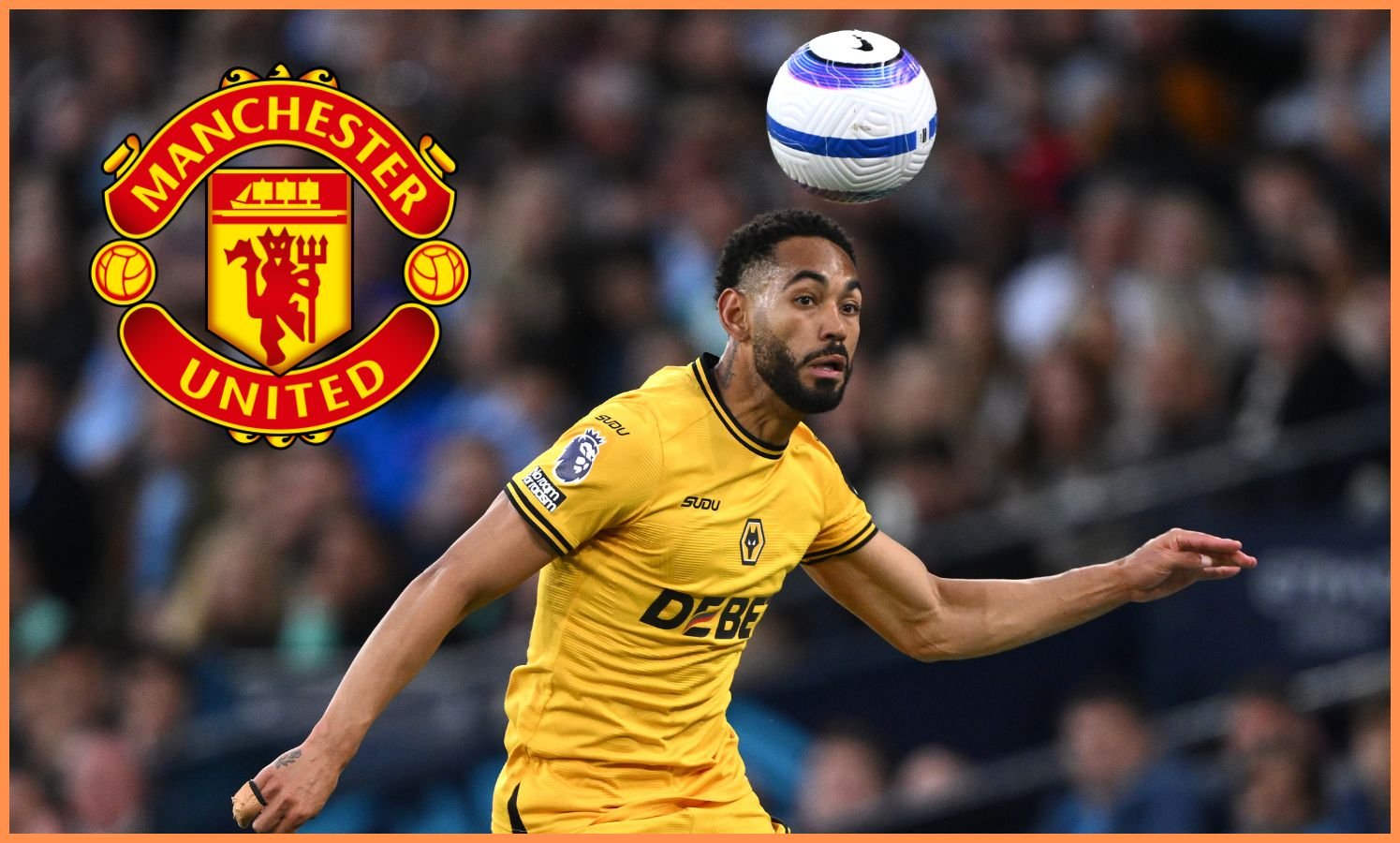 Matheus Cunha at work for Wolverhampton and Wanders