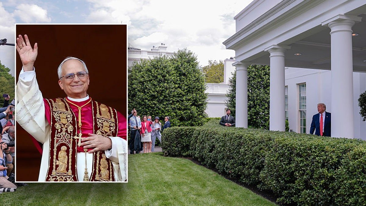 President Trump, Pope Liu, the thumb