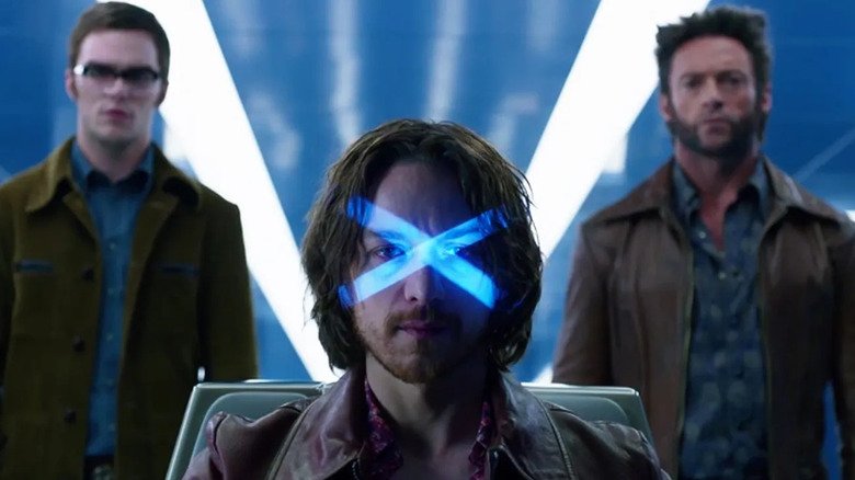 Beast, Professor X, and Wolverine Future at X-Men: Days of Future Past