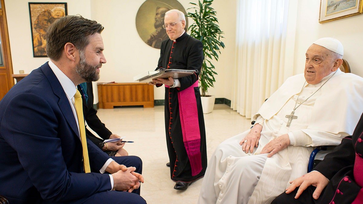 Vans meet Pope Francis