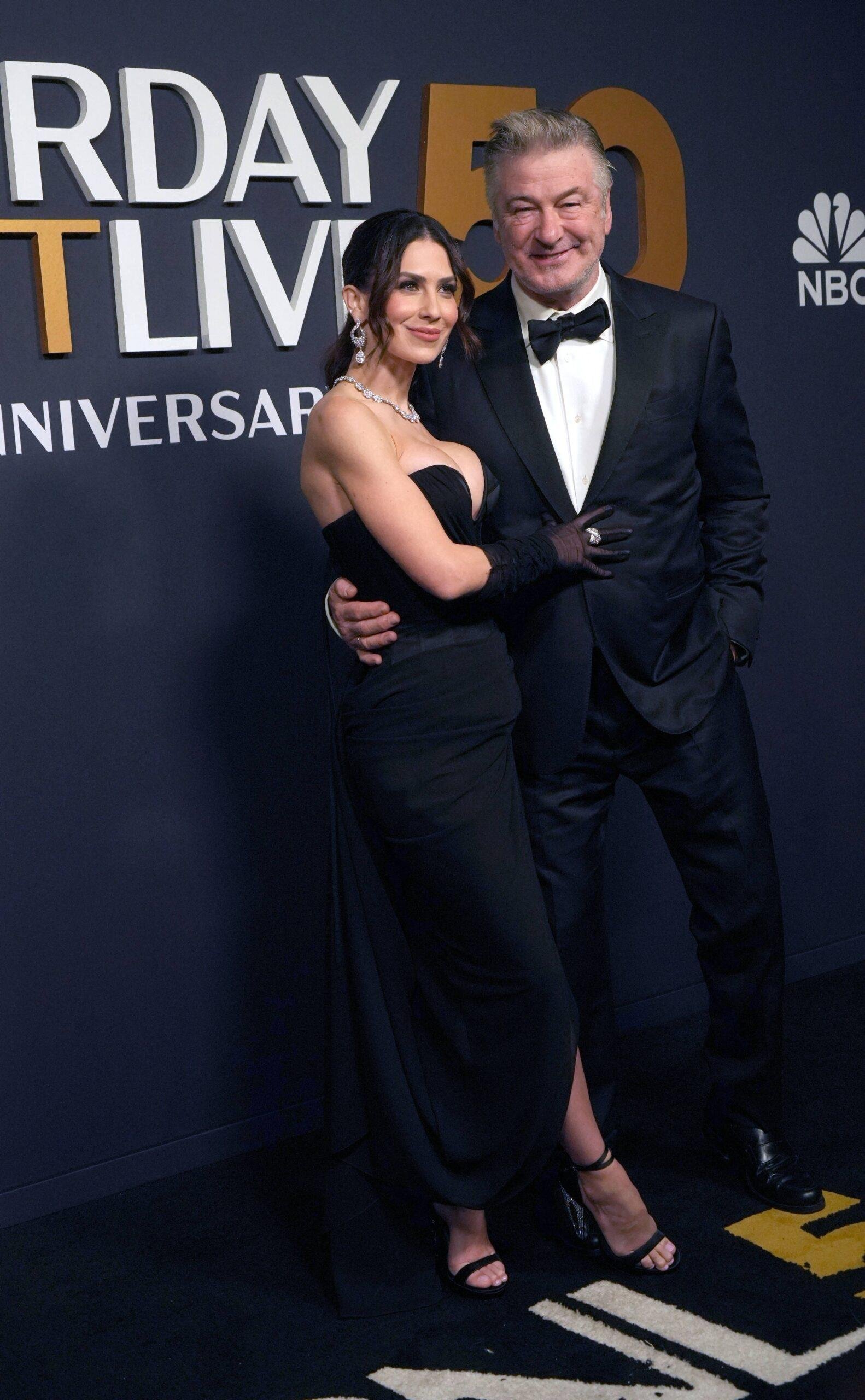 HIIRIA BALDWIN and Alec Baldwin on SNL 50: Red Carpet