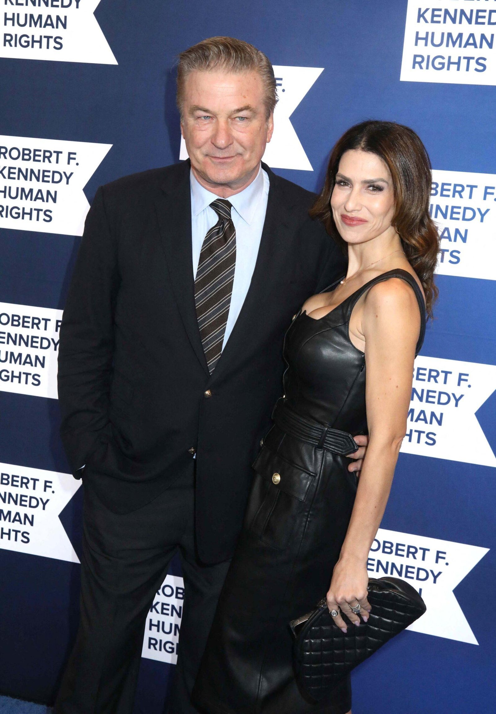 Alec Baldwin and his wife in 2024 Robert F. Kennedy Ribli of Hope the annual ceremony award