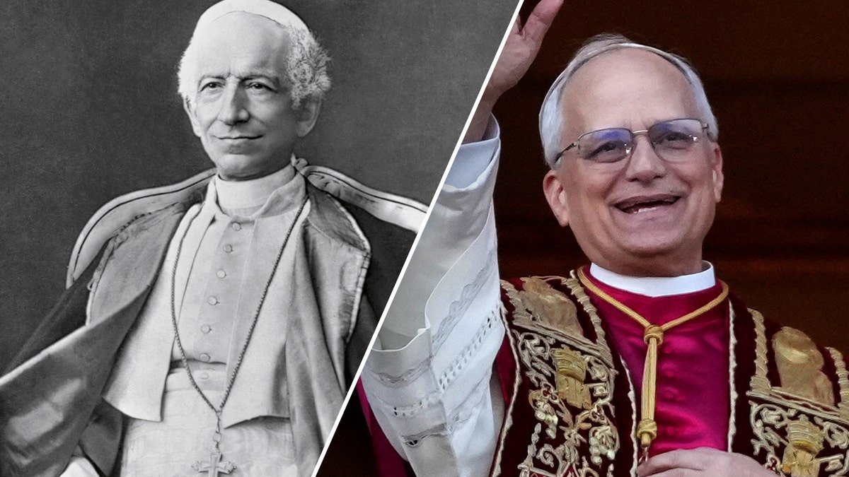 Pope Liu XIII, Left; Pope Liu XIV, right