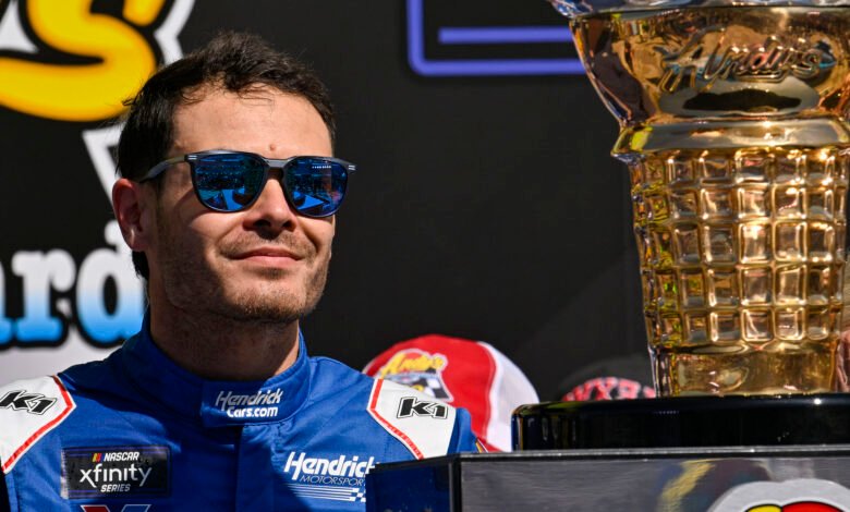 1747005508 Kyle Larson reaches landmark milestone during Kansas Cup Series race.jpeg