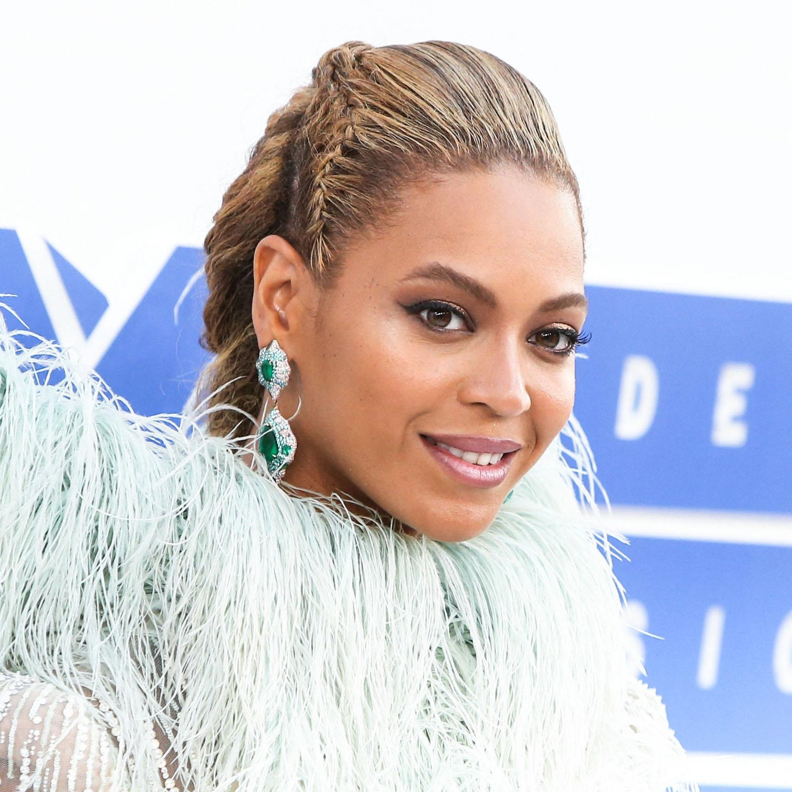 Beyonce smiles