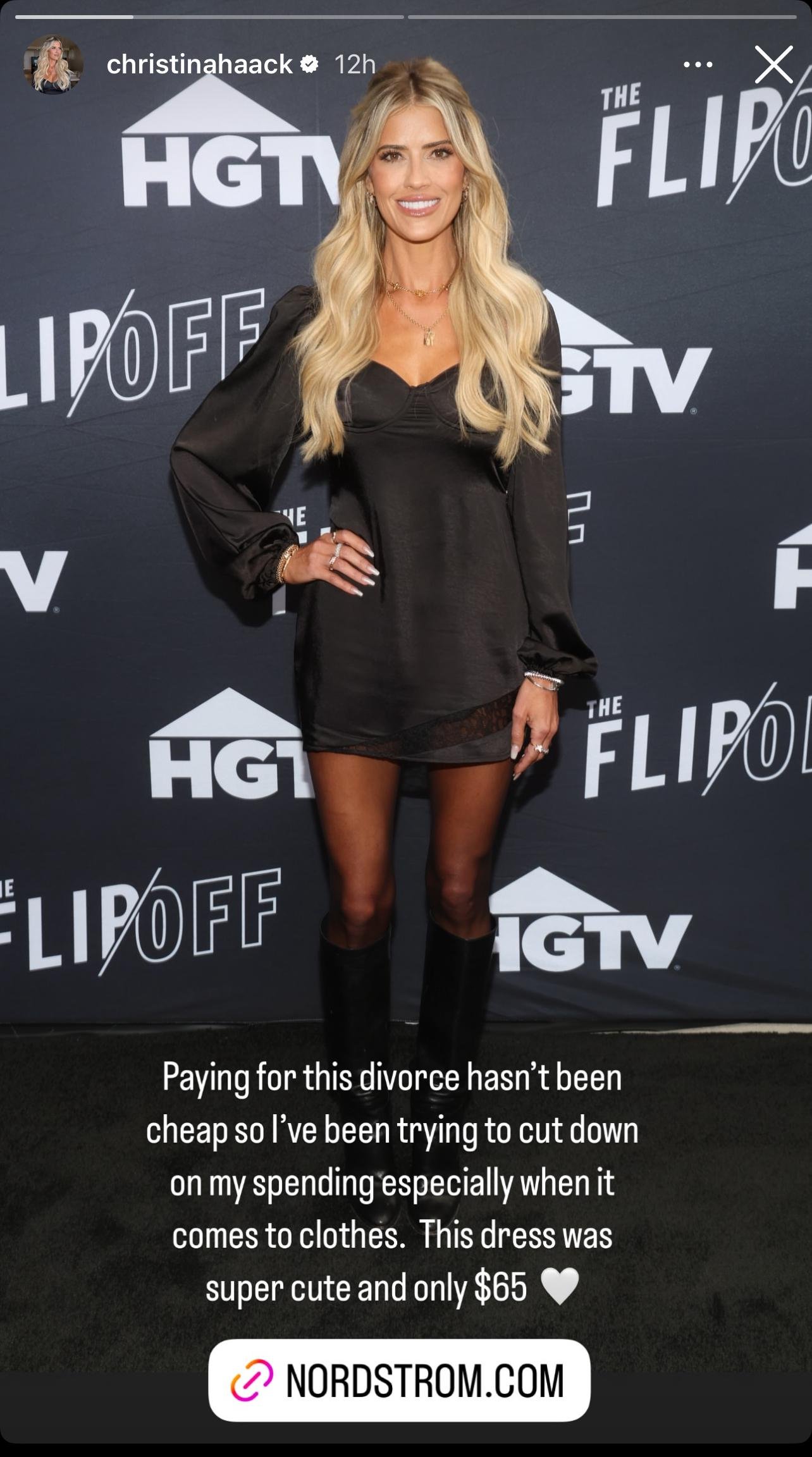 Christina Hack says that the price is a budget for her