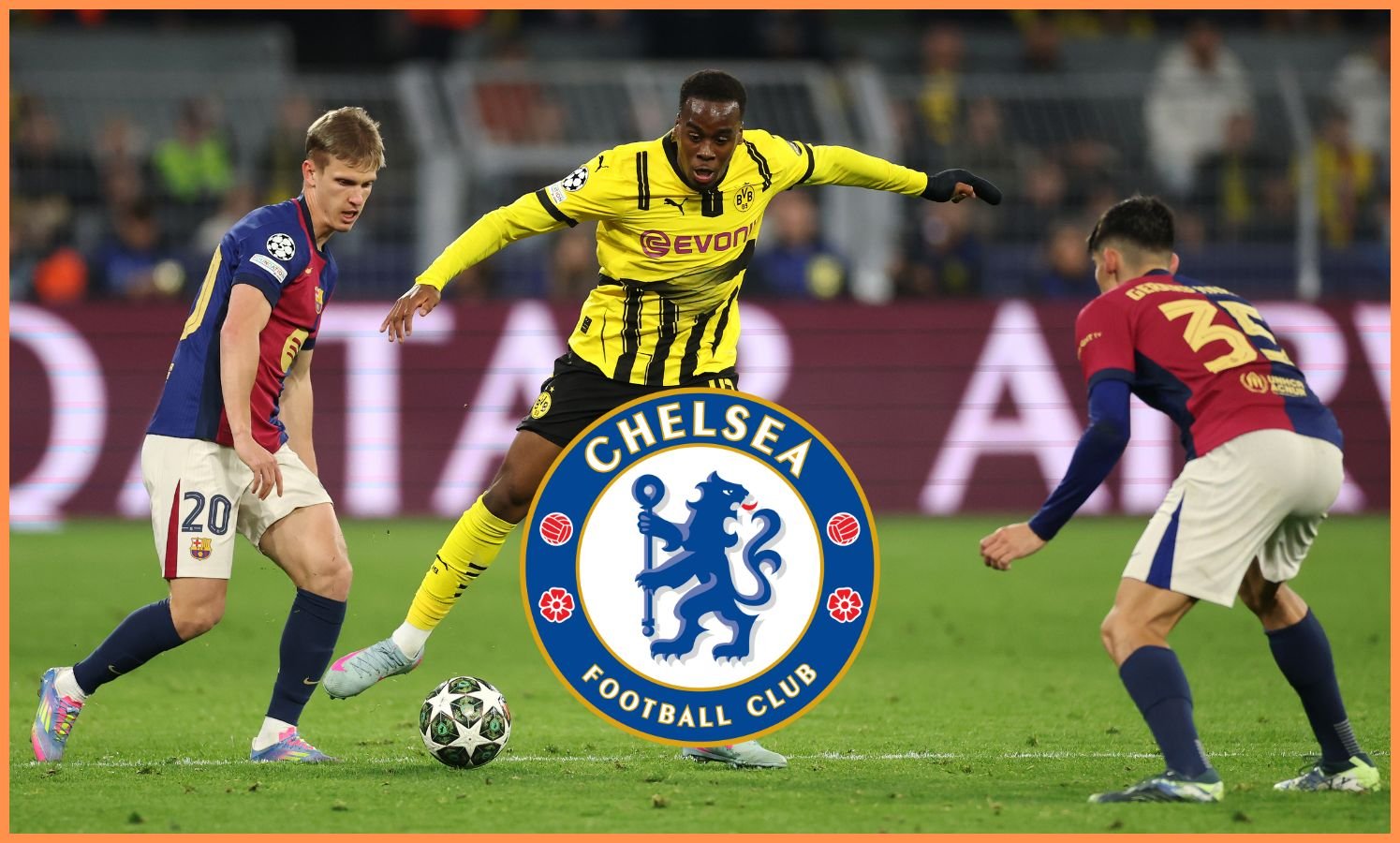 Jimmy Gits is working with Borussia Dortmund against Barcelona