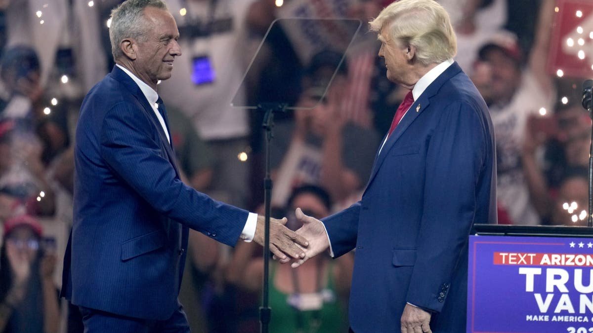 Trump, RFK JR shook hands on the stage