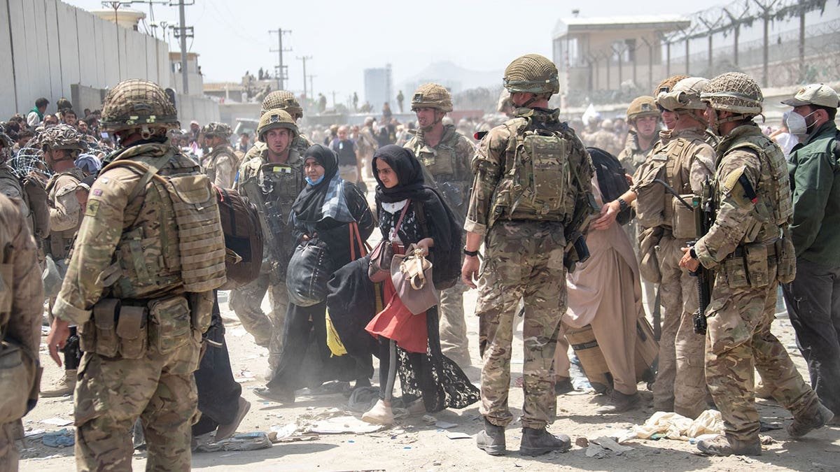 The British armed forces are working with the US military to evacuate qualified civilians and their families outside the country on August 21, 2021 in Kabul, Afghanistan. 