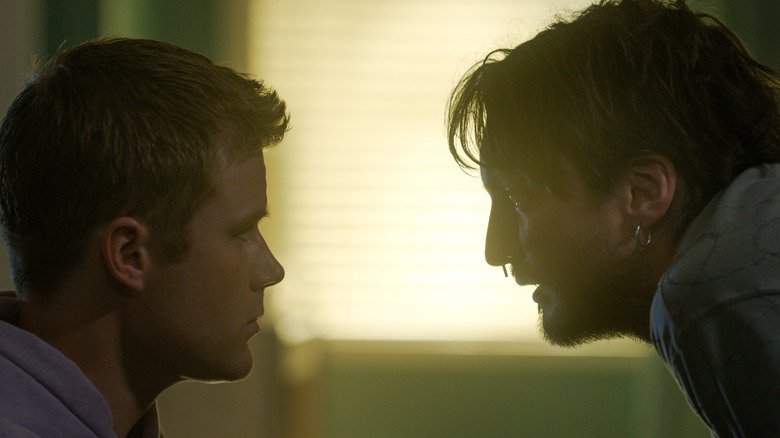 Erik looks at Bobby and tries to relieve him in the final destination strains