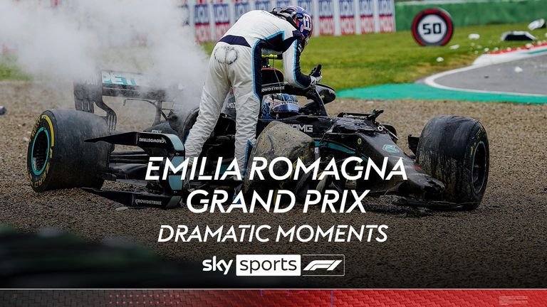 Look back at some of the most dramatic moments that occurred in the Emilia Romagna Grand Prix.