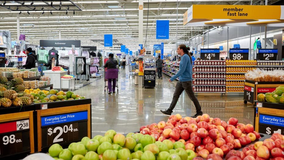 Wall Mart shelves