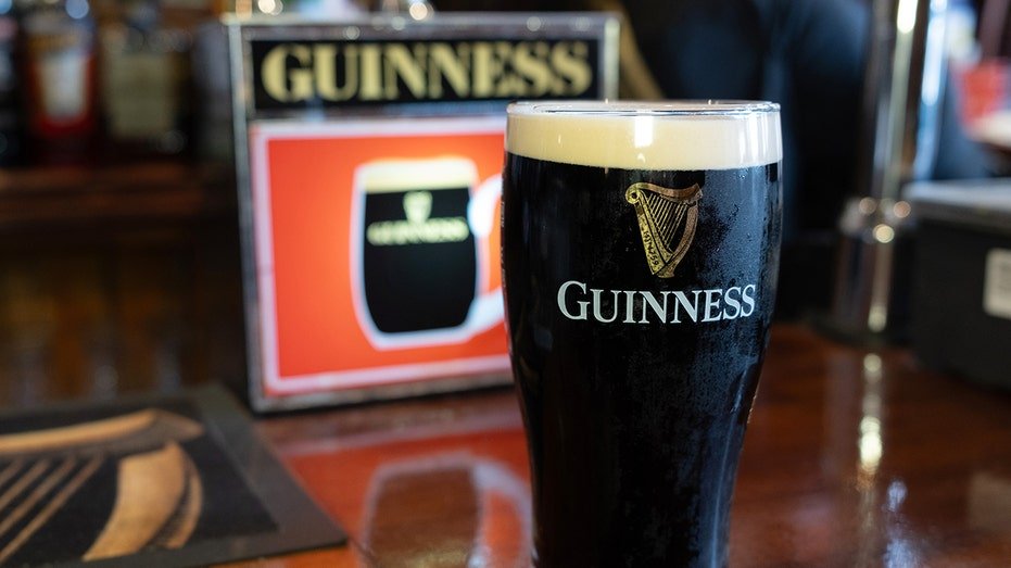 Half a liter of Guinness in London