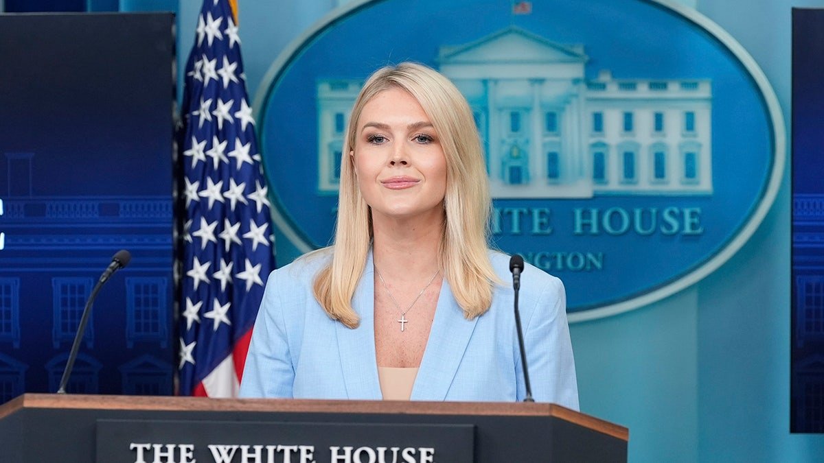 White House press secretary Caroline Levitt