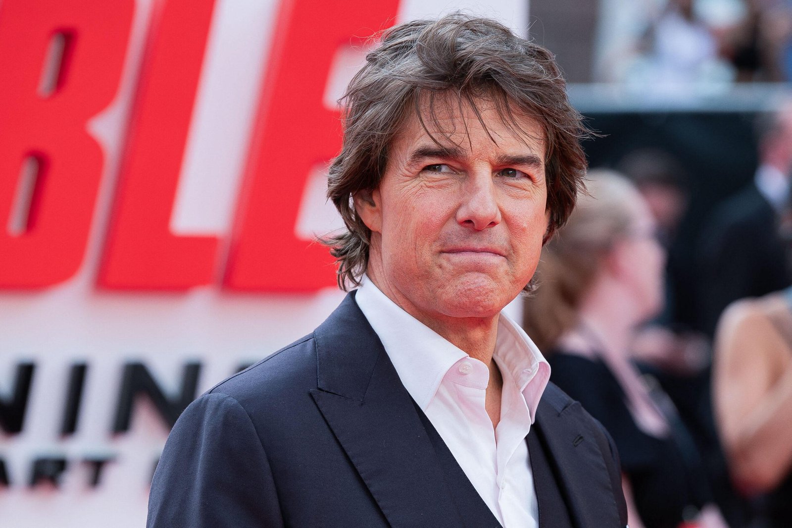 Tom Cruise at The Mission Impossible Dead Reckoning Film Premiere in London, UK