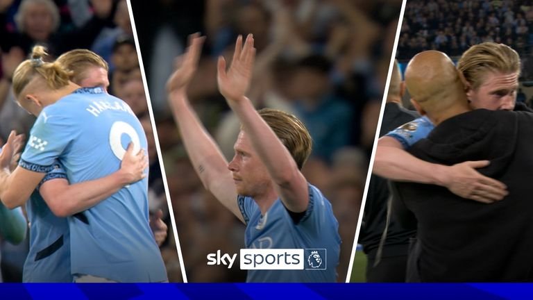 Kevin De Bruyne got a convenient sending from Manchester City fans after being replaced in his last match at home to the club.