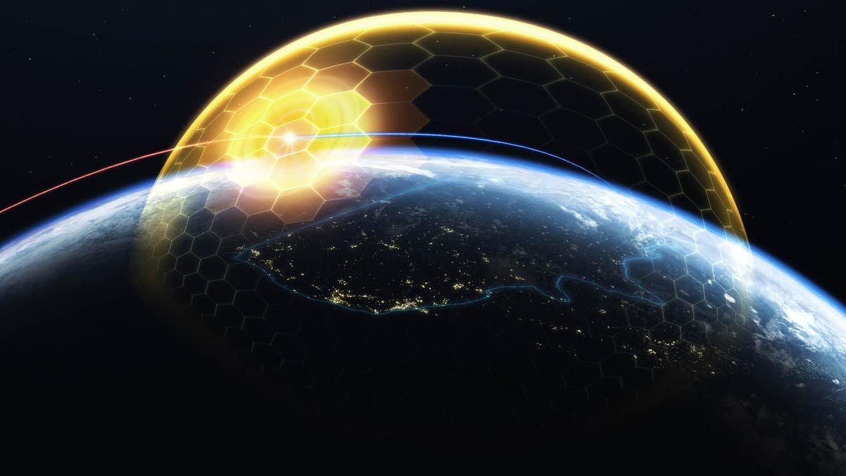 Design a digital concept for the golden dome