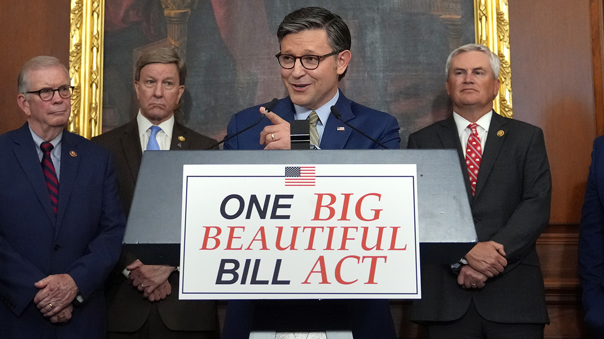 Parliament Speaker Mike Johnson and the Republicans in the House of Representatives celebrated the passing of Trump "A big and beautiful invoice" Thursday.