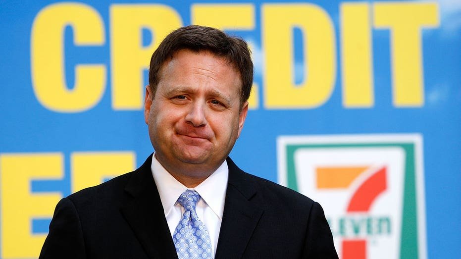 Washington - September 30: The CEO of 7 -Eleven Joe DePinto will stop at a press conference on Capitol Hill on September 30, 2009 in Washington, DC. More than 1.66 million customer signatures, which were collected by 7-Eleven concessions throughout the country, have been delivered to members of <a href=