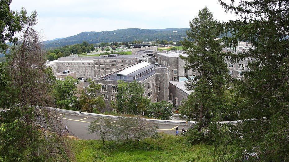 West Point, New York - September 08: A general view of the West Point campus before the total football match between the Black Army Knights and Liberty Ferrams on September 8, 2018 at the Mishi Stadium in West Point, New York. (Photo by Rich Graceil/Sports icon via Getty Images)