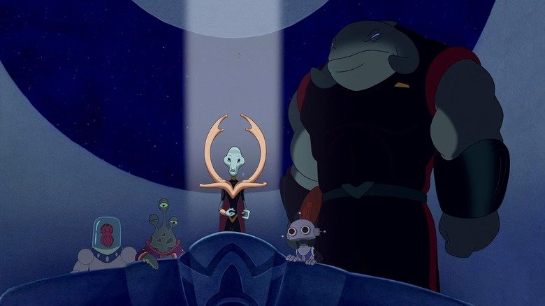 Kevin Michael Richardson is the voice of Captain Ganto and Zoe Kaldawil as the Grand Council in Mashhad from the original Lilo & Stitch