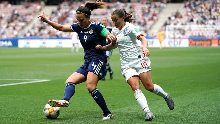 Corsi (left) Cycten IDs during the 2019 World Cup in France