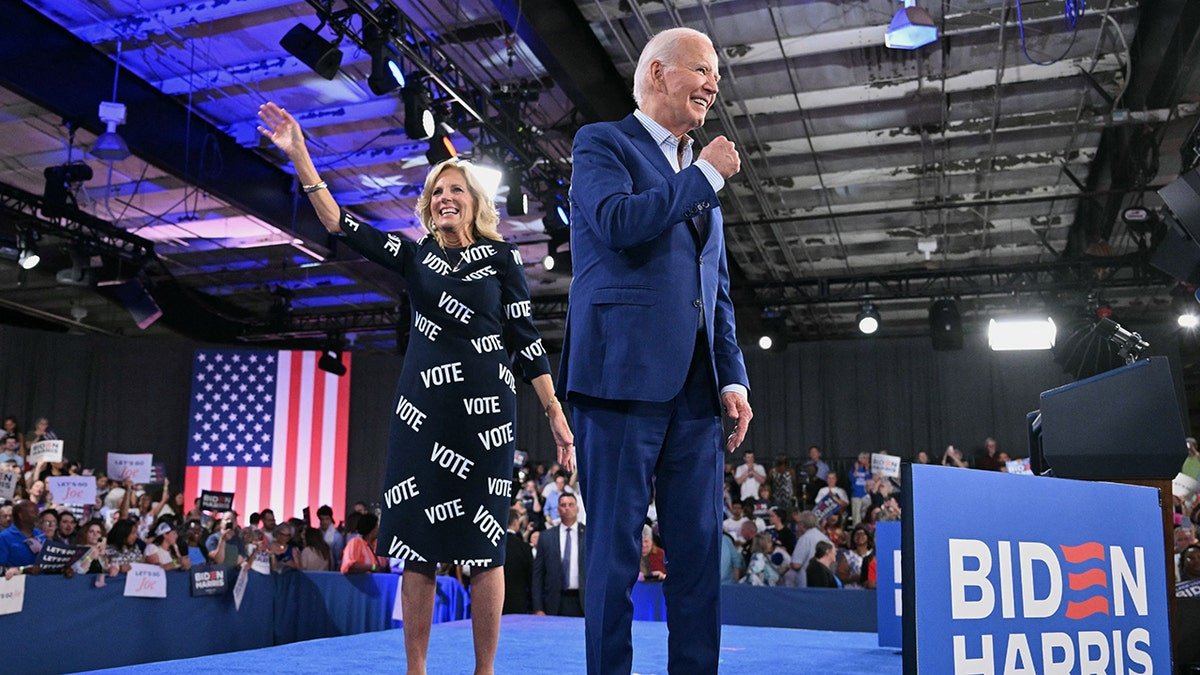 President Biden and First Lady Jill Biden in Rally, North Carolina