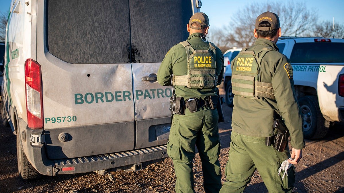 American border patrol agents in Texas