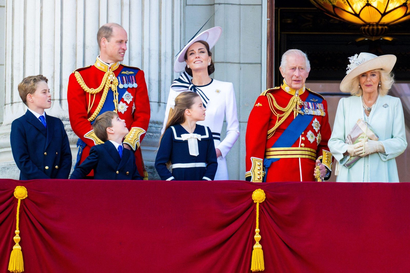 The royal family in Coloring, London, UK - June 15, 2024