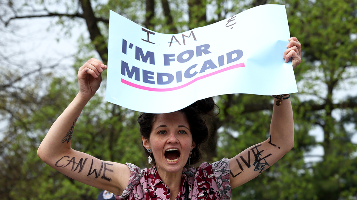 Medical aid protester