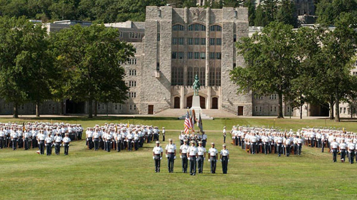 Cadit West Point in composition. (The American Military Academy)